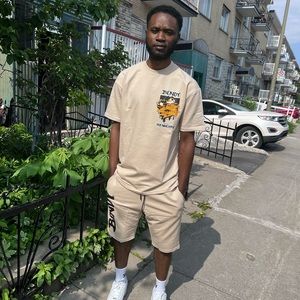 Bendy two piece short t shirt set